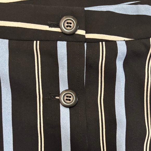BP Black and Blue Striped Pencil Skirt - Picture 4 of 4